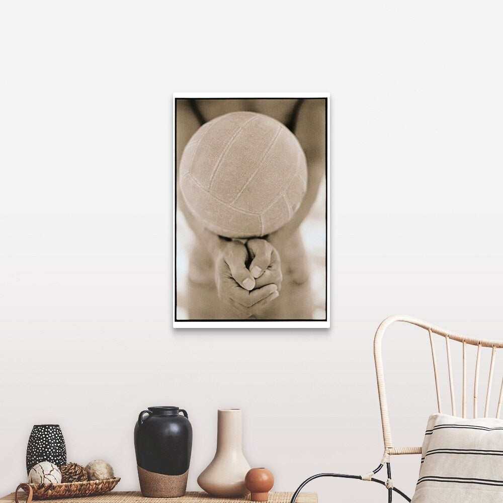 "Volleyball Close-Up" Canvas Wall Art