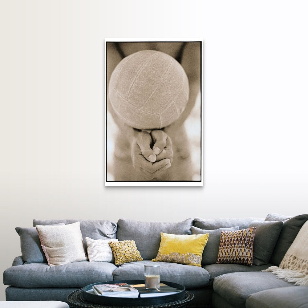 "Volleyball Close-Up" Canvas Wall Art
