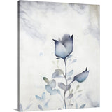 "Water Blossom Blues" Canvas Wall Art