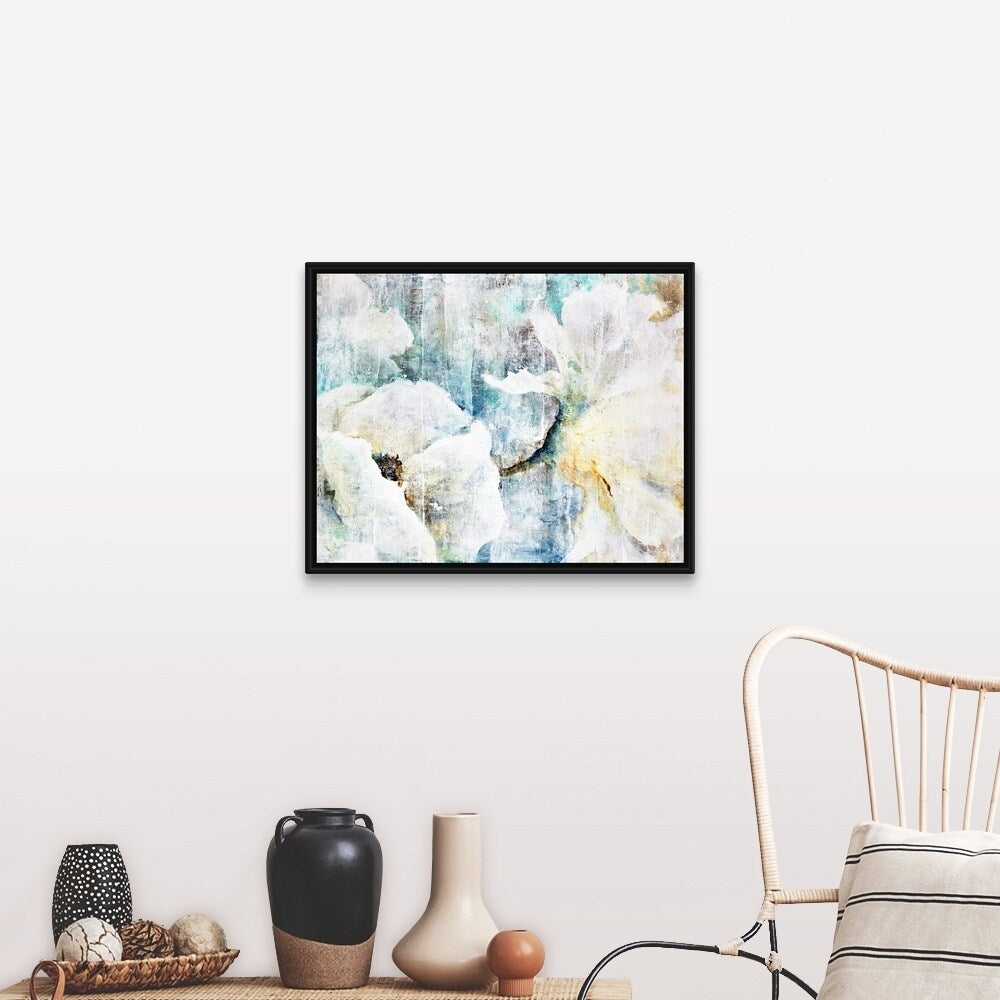 "Wide Open" Black Float Frame Canvas Art