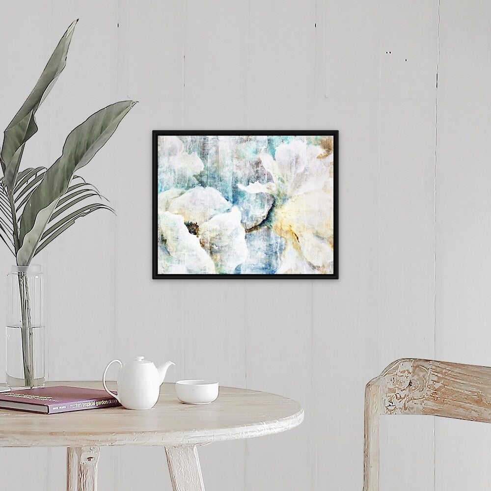 "Wide Open" Black Float Frame Canvas Art