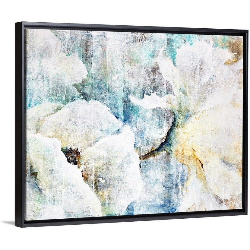 "Wide Open" Black Float Frame Canvas Art