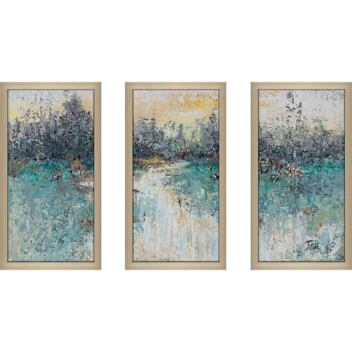 "Wild Fields" 3 Piece Print on Acrylic