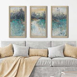 "Wild Fields" 3 Piece Print on Acrylic