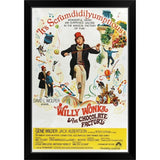 "Willy Wonka and the Chocolate Factory (1971)" Black Framed Print