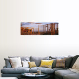 "Wooden Framework Of A House Under Construction, Washington State" Poster Print