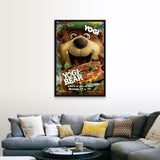 "Yogi Bear - Movie Poster" Black Float Frame Canvas Art