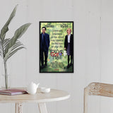"Youve Got Mail (1998)" Black Float Frame Canvas Art