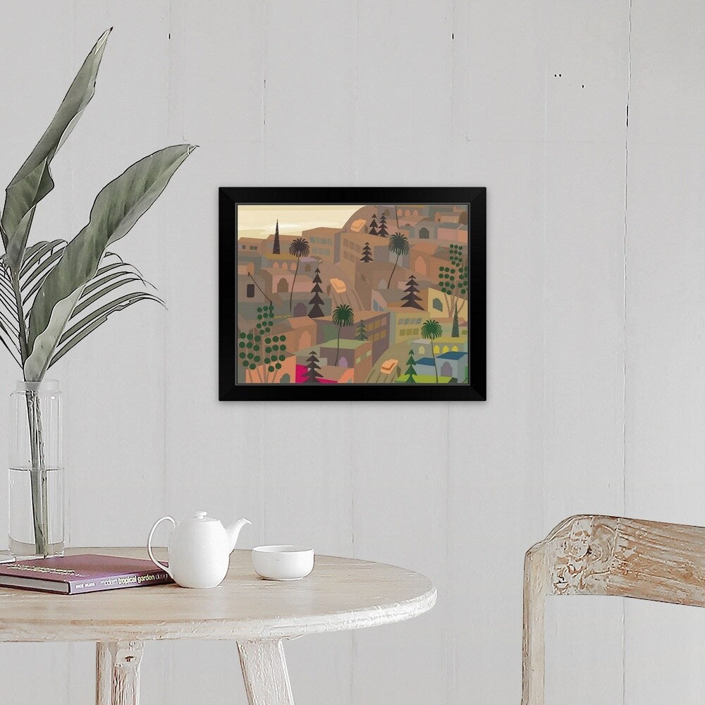 "Zacatecas" Black Framed Print