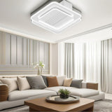 22" Bladeless Ceiling Fan Lights with Remote Control Dimmable - N/A