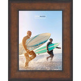 22x14 Contemporary Antique Gold Complete Wood Picture Frame with UV Acrylic, Foam Board Backing, & Hardware