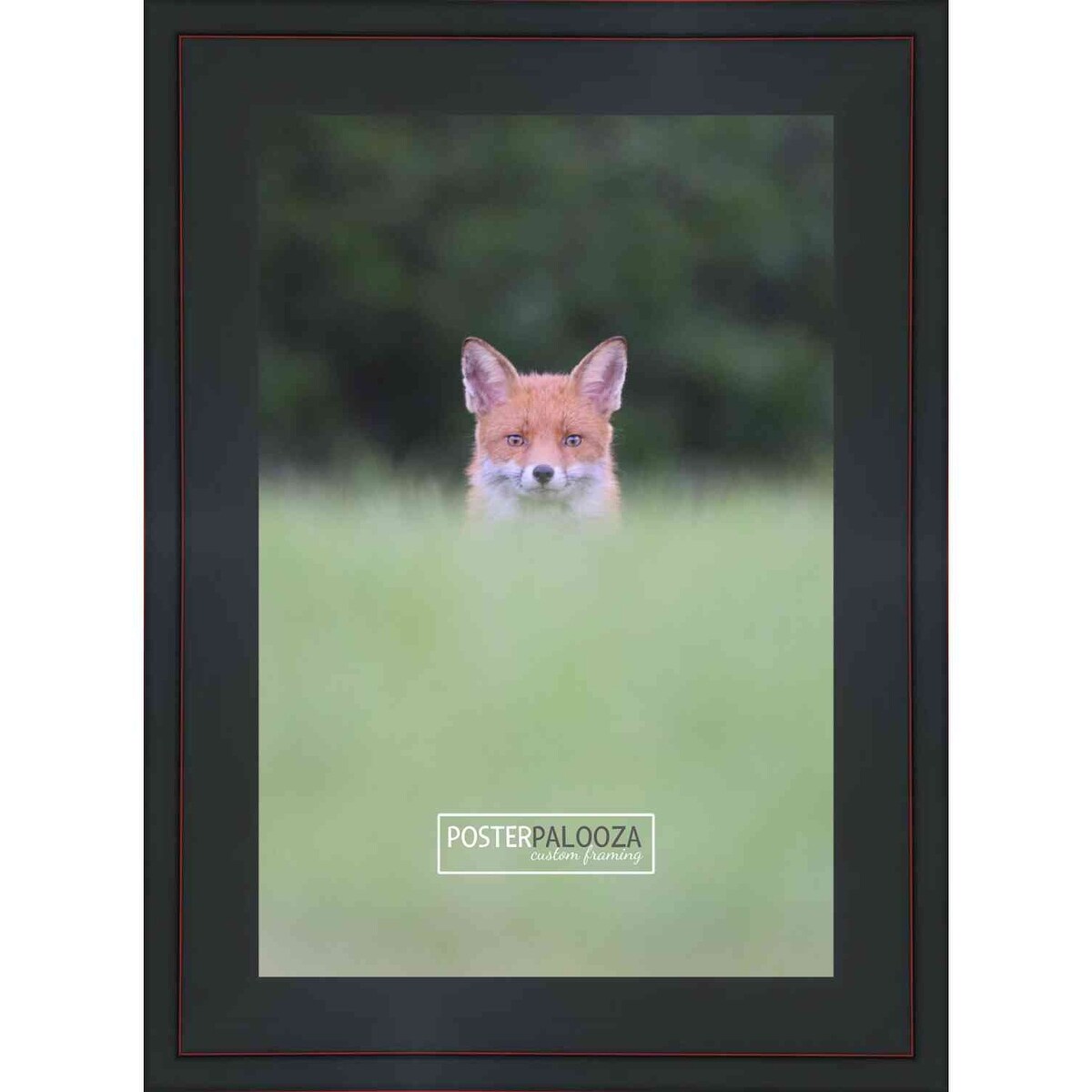 22x14 Contemporary Black Complete Wood Picture Frame with UV Acrylic, Foam Board Backing, & Hardware