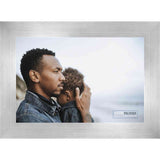 22x16 Contemporary Pewter Complete Wood Picture Frame with UV Acrylic, Foam Board Backing, & Hardware