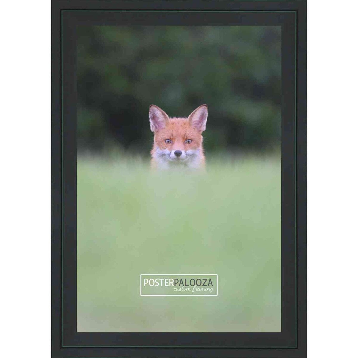 22x17 Contemporary Black Wood Picture Frame - UV Acrylic, Foam Board Backing, & Hanging Hardware Included!