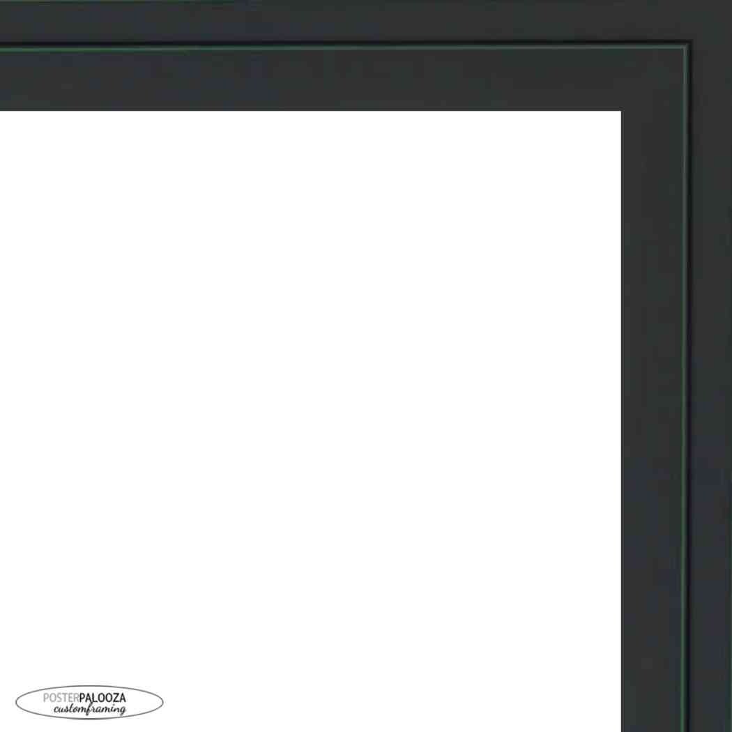 22x17 Contemporary Black Wood Picture Frame - UV Acrylic, Foam Board Backing, & Hanging Hardware Included!