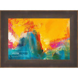 22x17 Contemporary Bronze Complete Wood Picture Frame with UV Acrylic, Foam Board Backing, & Hardware