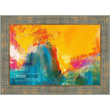 22x26 Distressed/Aged Complete Wood Picture Frame with UV Acrylic, Foam Board Backing, & Hardware