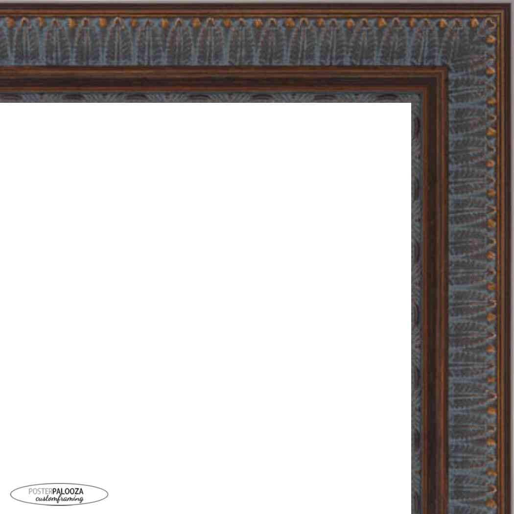 22x26 Ornate Bronze Complete Wood Picture Frame with UV Acrylic, Foam Board Backing, & Hardware