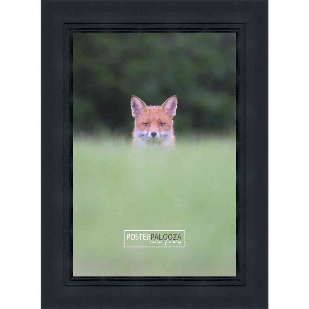 22x28 Contemporary Black Complete Wood Picture Frame with UV Acrylic, Foam Board Backing, & Hardware