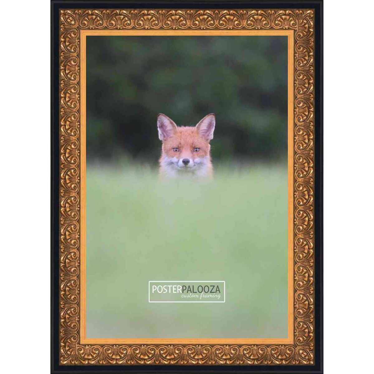 22x28 Ornate Gold Complete Wood Picture Frame with UV Acrylic, Foam Board Backing, & Hardware