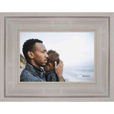 22x30 Contemporary Silver Complete Wood Picture Frame with UV Acrylic, Foam Board Backing, & Hardware