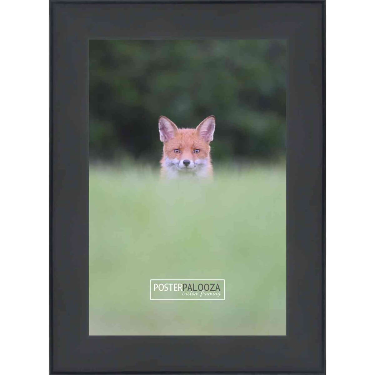 22x32 Contemporary Black Complete Wood Picture Frame with UV Acrylic, Foam Board Backing, & Hardware