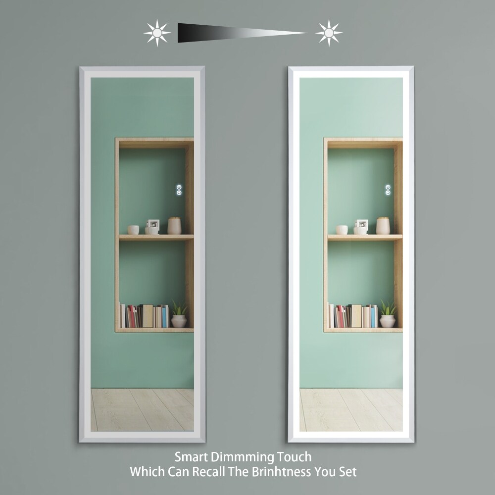 22x65 Inch LED Wall Mounted Anti-Fog adjustable Bathroom Vanity Mirror