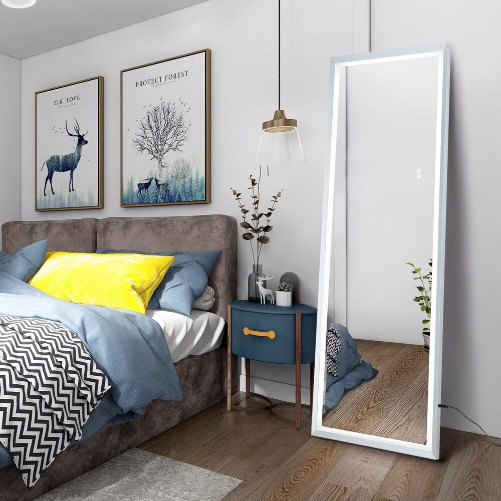 22x65 Inch LED Wall Mounted Anti-Fog adjustable Bathroom Vanity Mirror