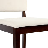 23 Inches Farmhouse Upholstered Counter Height Bar Stools with Back Set of 2
