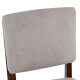 23 Inches Farmhouse Upholstered Counter Height Bar Stools with Back Set of 2