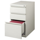 Hirsh 23-inch Gray Mobile Pedestal Box/ Box/ File with Full Width Pulls