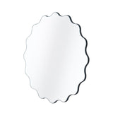 23.2"Wave Frameless Wall Mirror Circular - 23.2"