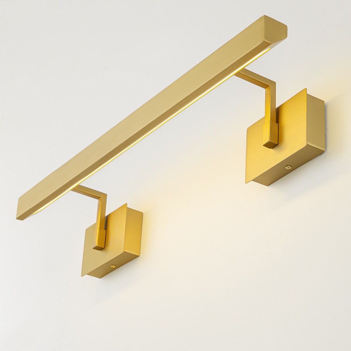 23.6 in. Modern Aluminum Linear Cylinder Strip Wall Light Dimmable Integrated LED Bathroom Vanity Light
