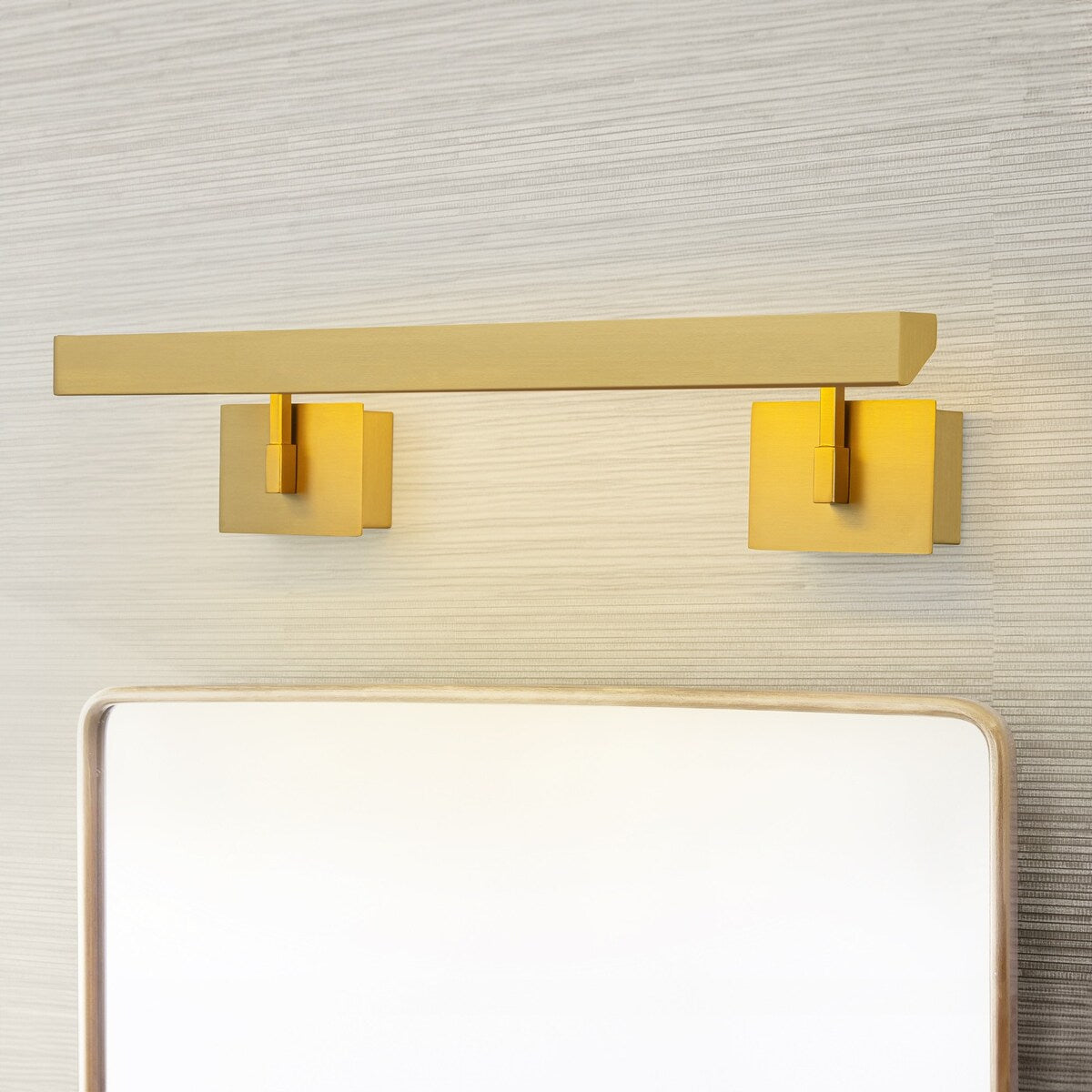 23.6 in. Modern Aluminum Linear Cylinder Strip Wall Light Dimmable Integrated LED Bathroom Vanity Light
