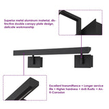 23.6 in. Modern Aluminum Linear Cylinder Strip Wall Light Dimmable Integrated LED Bathroom Vanity Light
