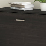 23.6"W Trendy Shoe Storage Cabinet with 2 Large Fold-Out Drawers