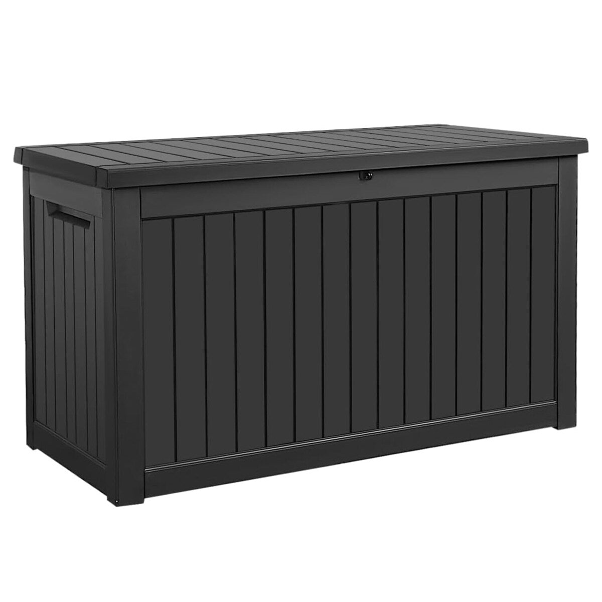 230/260 Gallon Large Outdoor Storage Deck Box, Waterproof Outdoor Storage Box with Built-in Steel Beams