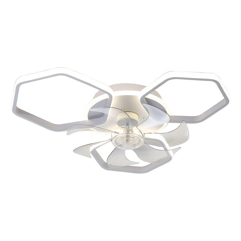 23Inches Ceiling Fan with Lights Remote Control Dimmable LED - 24 Inches