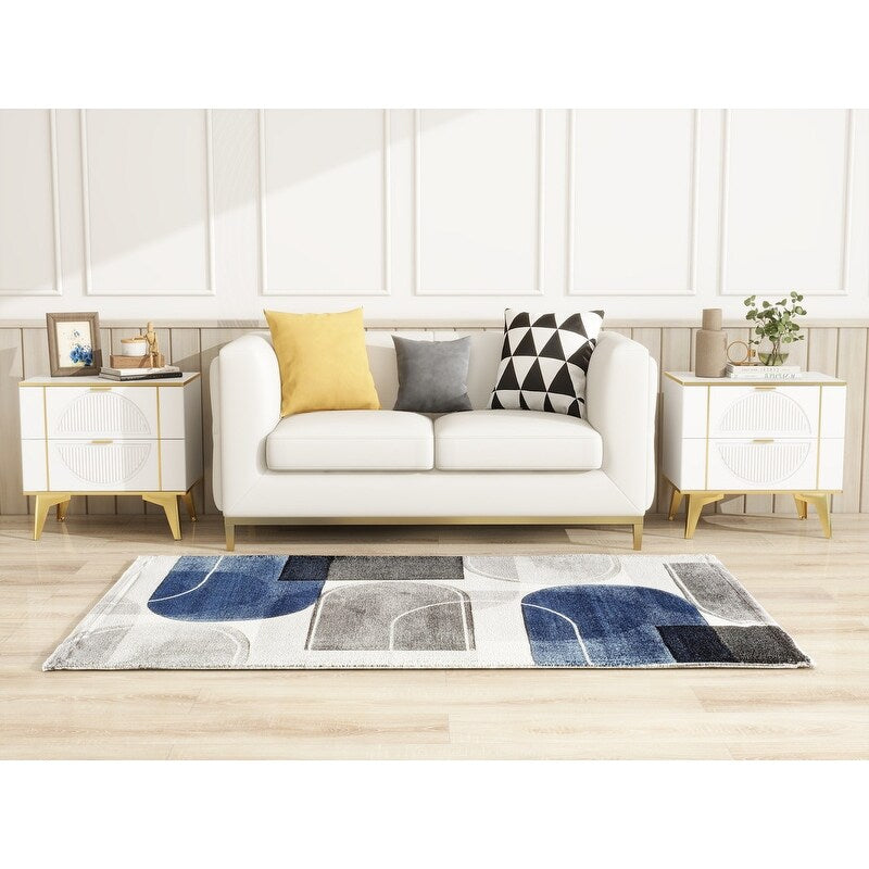 23"w Nightstand For Bedrooms, 2drawer bedside Cabinet,a Set Of Two Bedside Tables