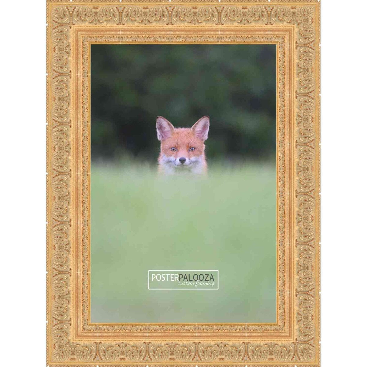 23x15 Ornate Gold Complete Wood Picture Frame with UV Acrylic, Foam Board Backing, & Hardware