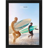 23x15 Traditional Black Complete Wood Picture Frame with UV Acrylic, Foam Board Backing, & Hardware