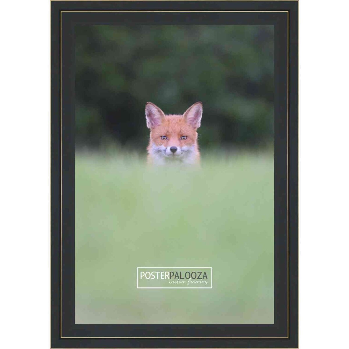23x17 Contemporary Black Wood Picture Frame - UV Acrylic, Foam Board Backing, & Hanging Hardware Included!