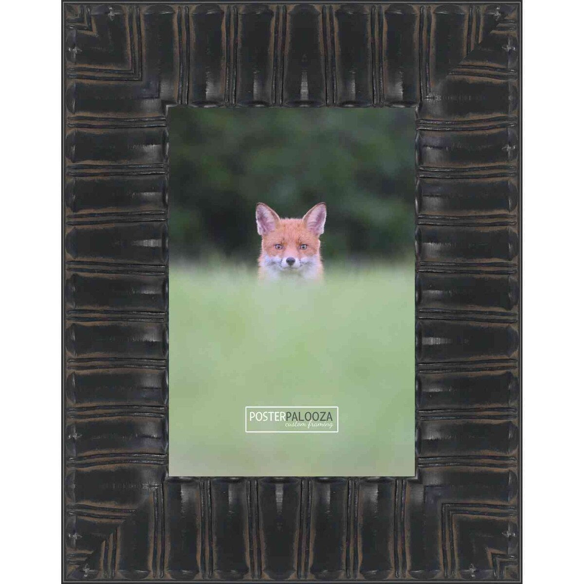23x17 Ornate Black Complete Wood Picture Frame with UV Acrylic, Foam Board Backing, & Hardware