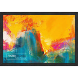 23x17 Traditional Black Complete Wood Picture Frame with UV Acrylic, Foam Board Backing, & Hardware