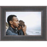 23x32 Contemporary Pewter Complete Wood Picture Frame with UV Acrylic, Foam Board Backing, & Hardware