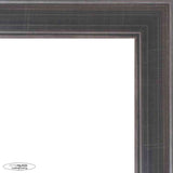 23x32 Contemporary Pewter Complete Wood Picture Frame with UV Acrylic, Foam Board Backing, & Hardware