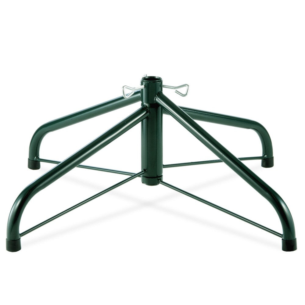 National Tree Company 24 in. Folding Tree Stand for 6 1/2 to 8-foot Trees (With 1.25-inch Pole)