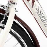 24 Inch Classic Retro Style Bike With Basket And Backseat
