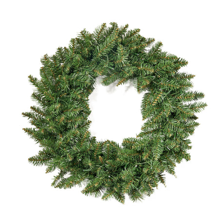24-Inch Norway Spruce Pre-Lit Warm White LED Artificial Christmas Wreath by Christopher Knight Home - led-clear