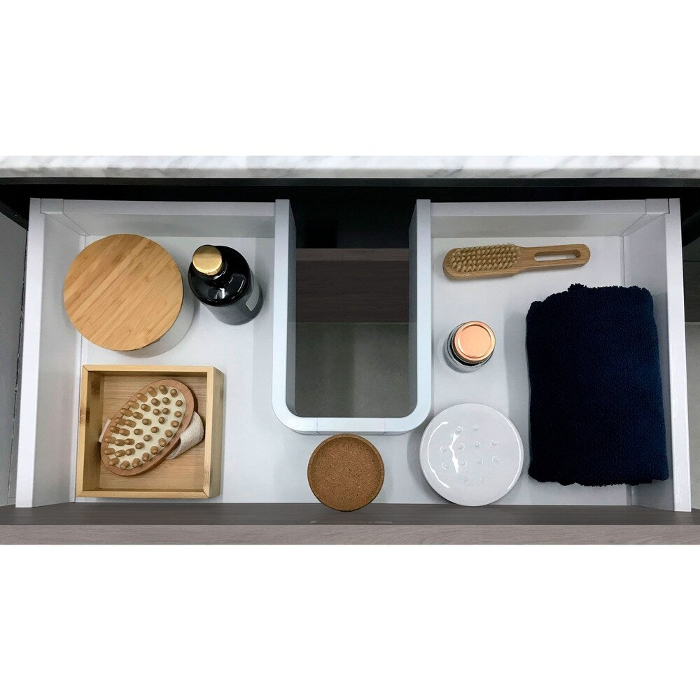 24" Modern Bathroom Vanity Dakota Set | Chicago Oak Wood | 24 x 24 x 18" Cabinet + Sink